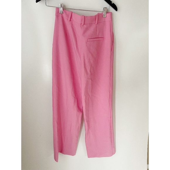Zara Pink Wide-Leg Trousers - Picture 3 of 6